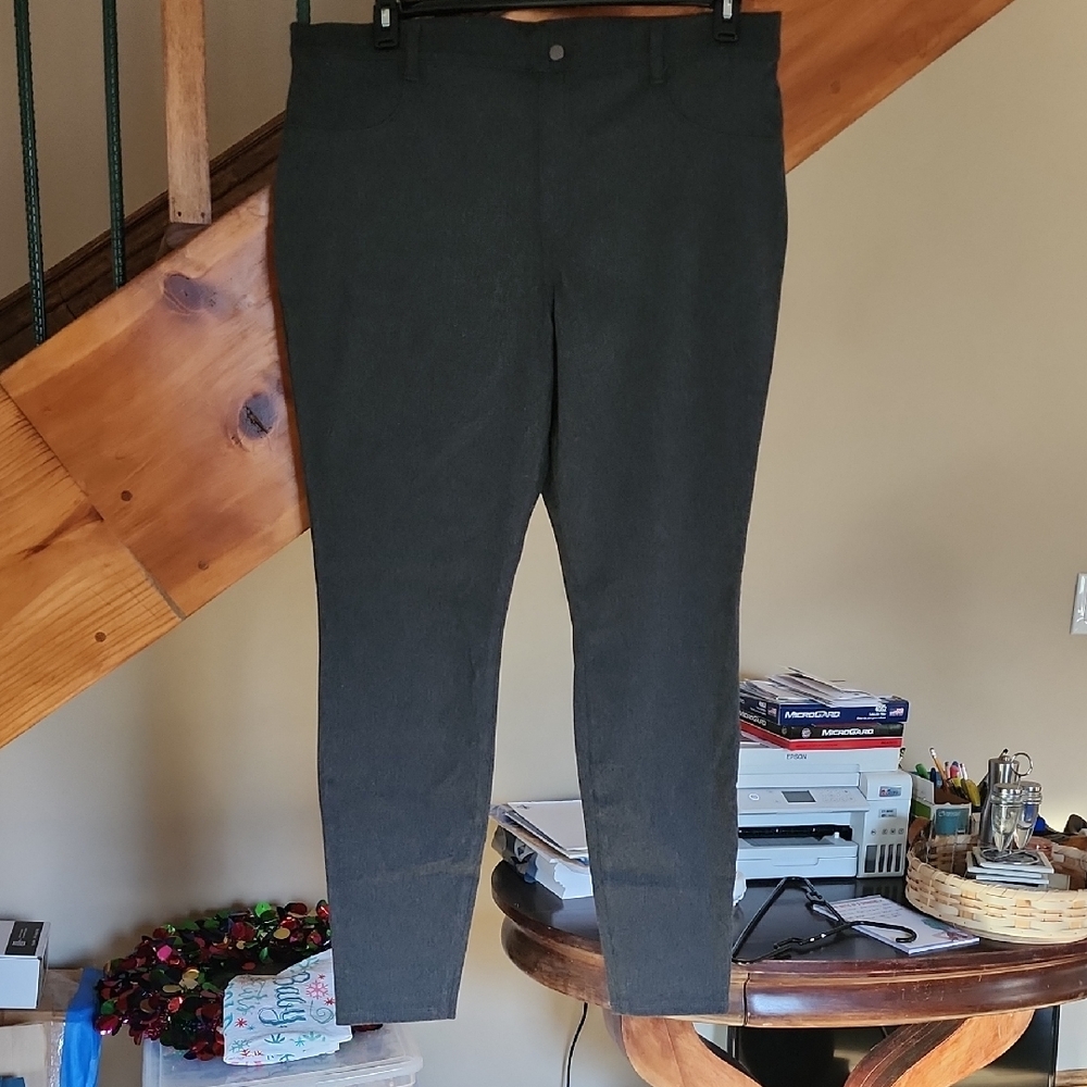 Time and Tru Women's Skinny Jegging Pants-Set Of 2
